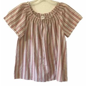 Arizona Jean Co. Girls Top Size XL (16) Striped Multicolored preowned
